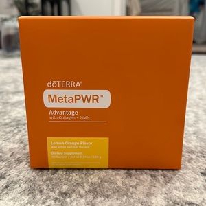 Doterra MetaPWRAdvantage With Collagen + NMN lemon orange flavor 30 sach…